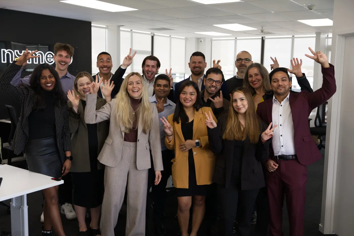 numero® team having fun